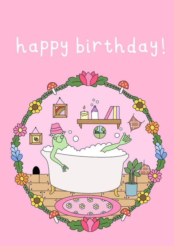 Birthday Frog Card created by Sarah’s Little Shops