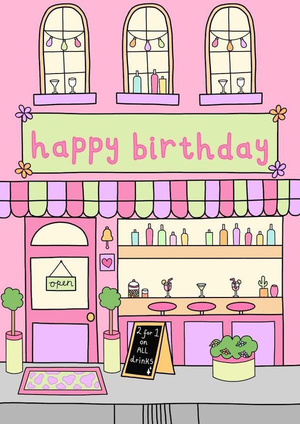 Girly Birthday Bar created by Sarah’s Little Shops