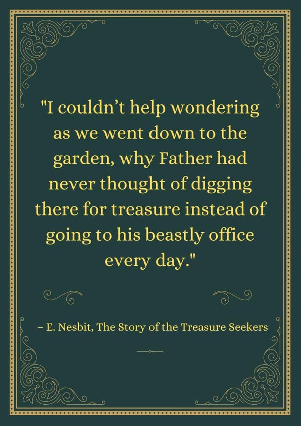 Classic literary Father's day card created by Book Club Designs