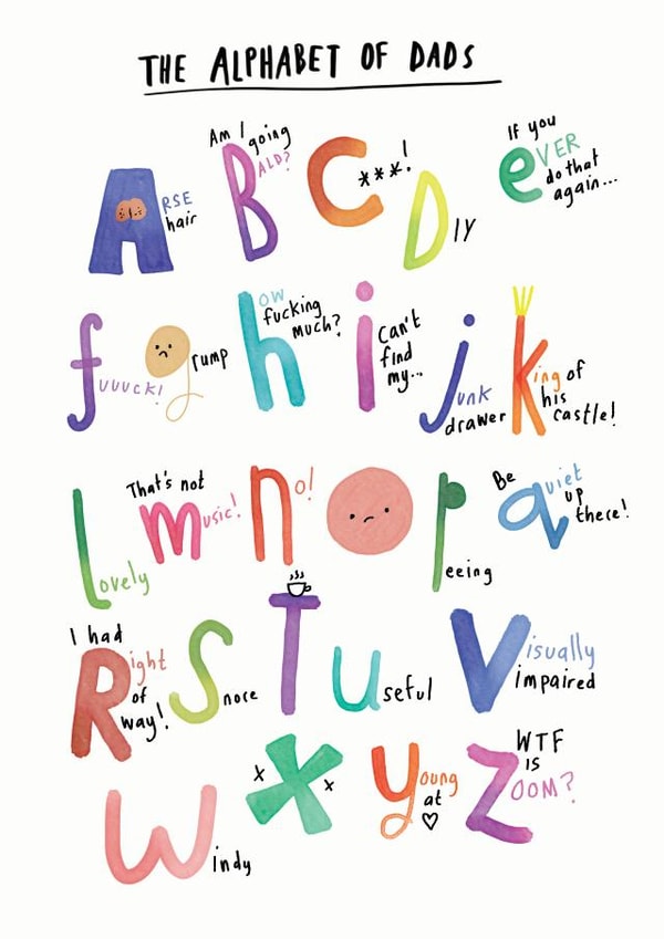 The Alphabet of Dads created by Maxine Lee-Mackie