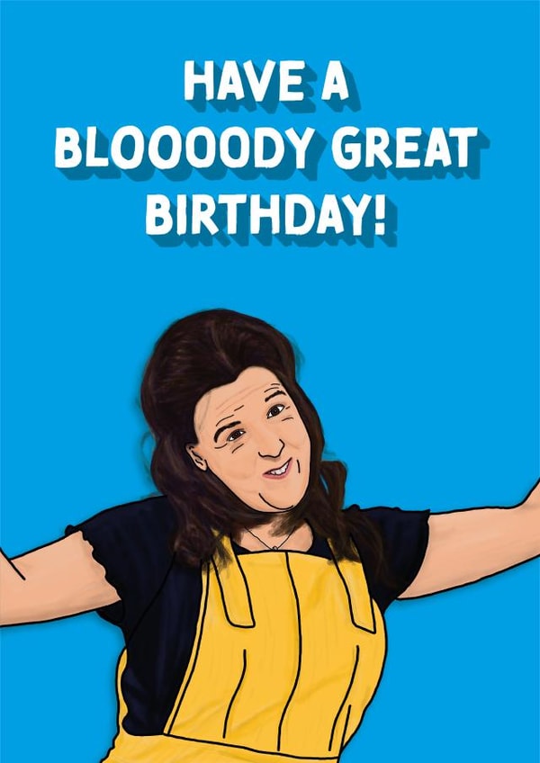 Have a Bloody Great Birthday Rosie Jones Card created by Cards from Designers
