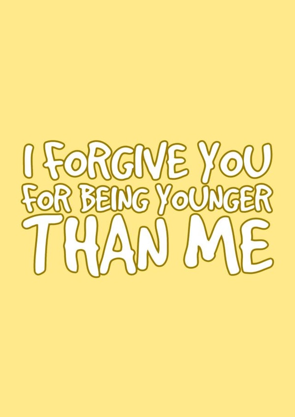 Younger birthday card created by @EmilySwallow