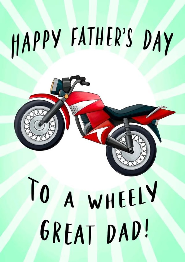 Wheely Great Dad! Card created by Poppy & Mabel 