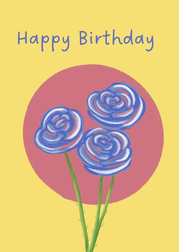 Rose Flowers Birthday Card created by Kylie Heard