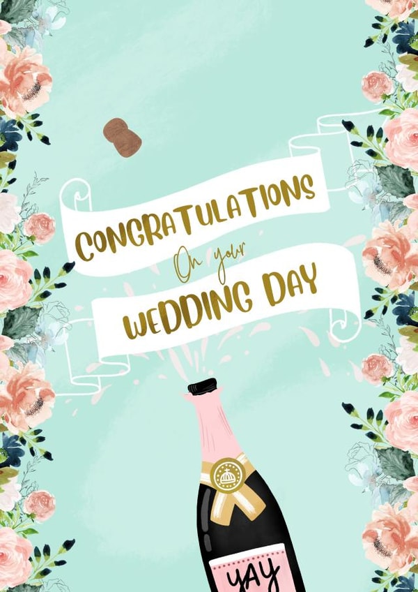 Congratulations On Your Wedding Day! created by Paper Wishes Co