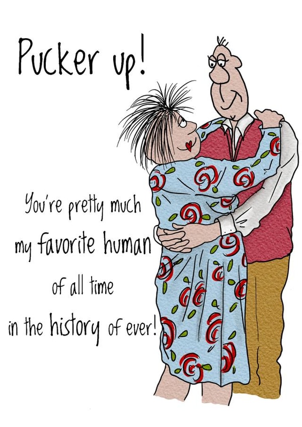 Pucker up! Anniversary or Valentines card created by Sarah Boddy