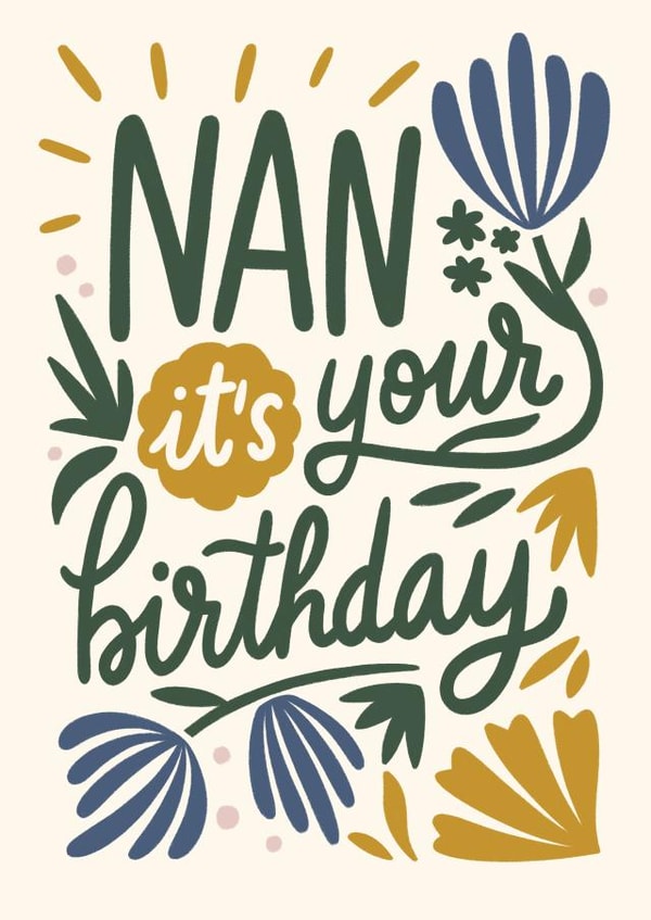 Nan it's your birthday created by Natalia Gonzalez