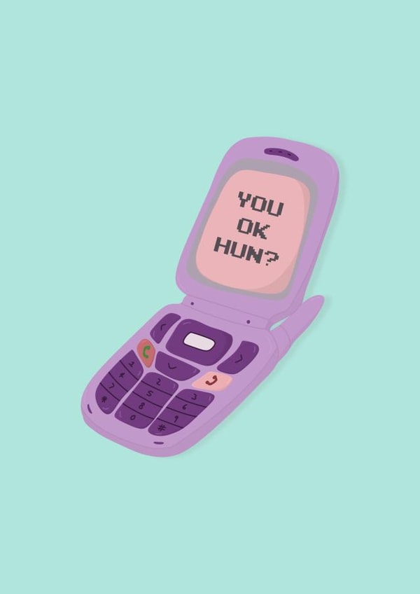 You okay hun?  created by Ellen Cawley