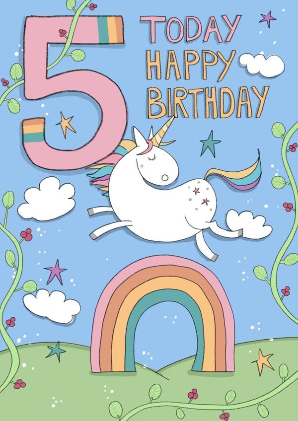Unicorn - 5 Today created by Leah Rowe