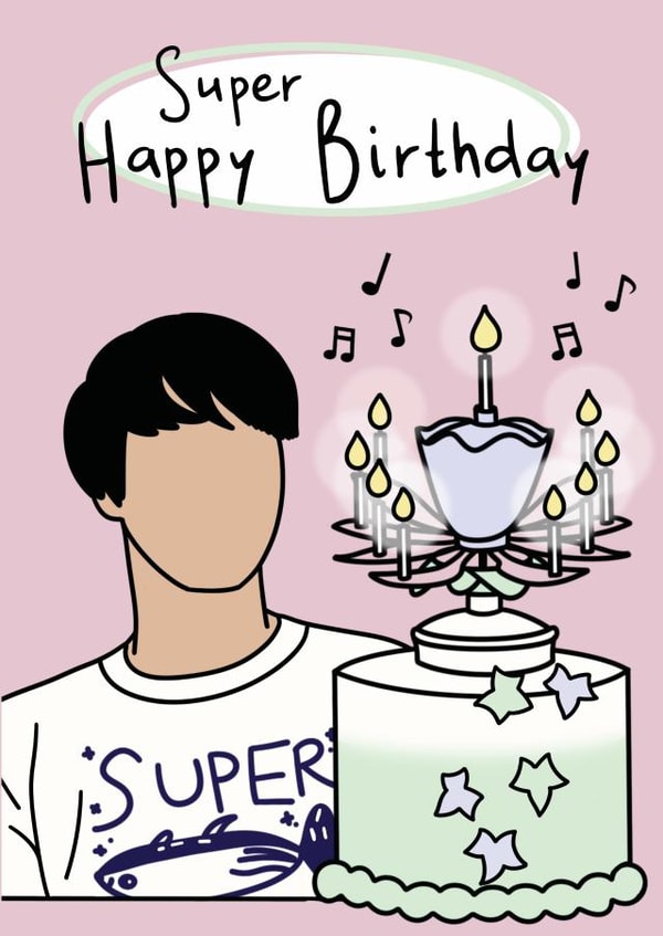 BTS Jin Birthday Card created by Moonchild