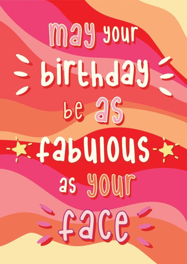 Birthday Fabulous - Happy Birthday Card created by @Laura Lonsdale Designs