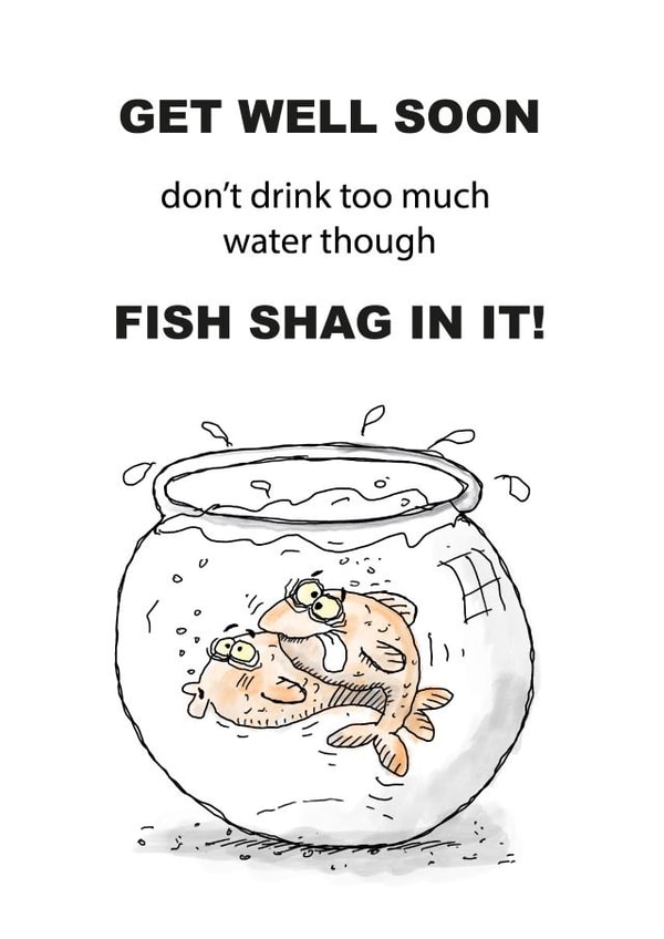 Get well soon card with helpful advice created by Scribbly Diddly