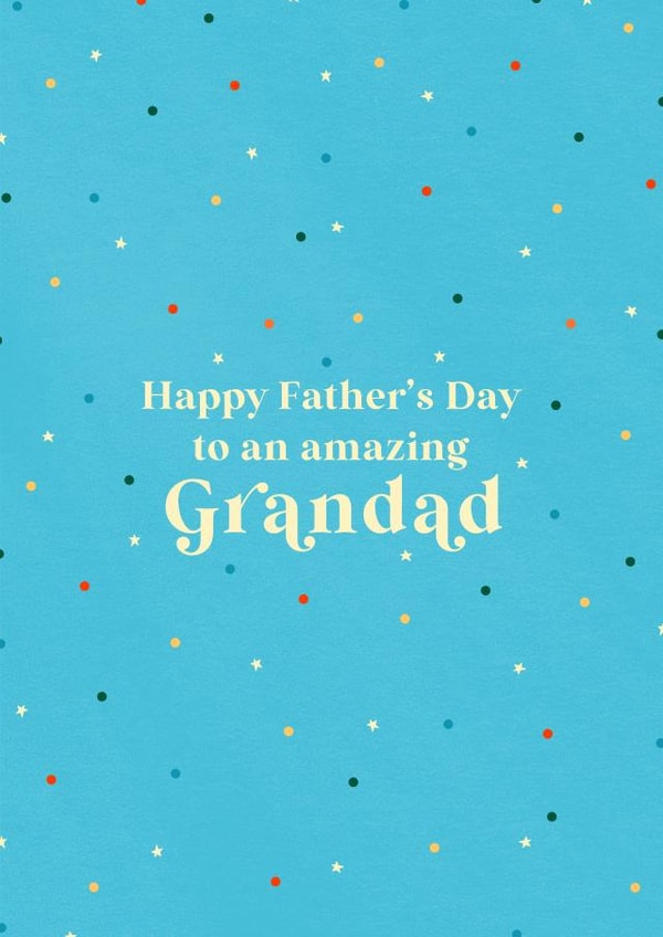 Amazing Grandad Card created by Kamiya Chirodian