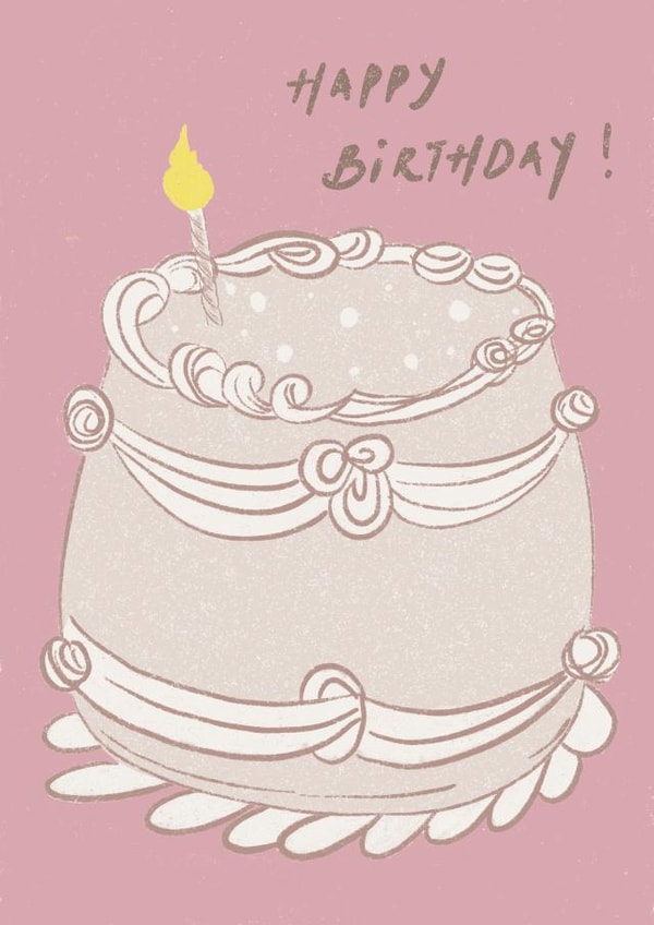 Happy Birthday Cake Card created by Teng Phei Yin