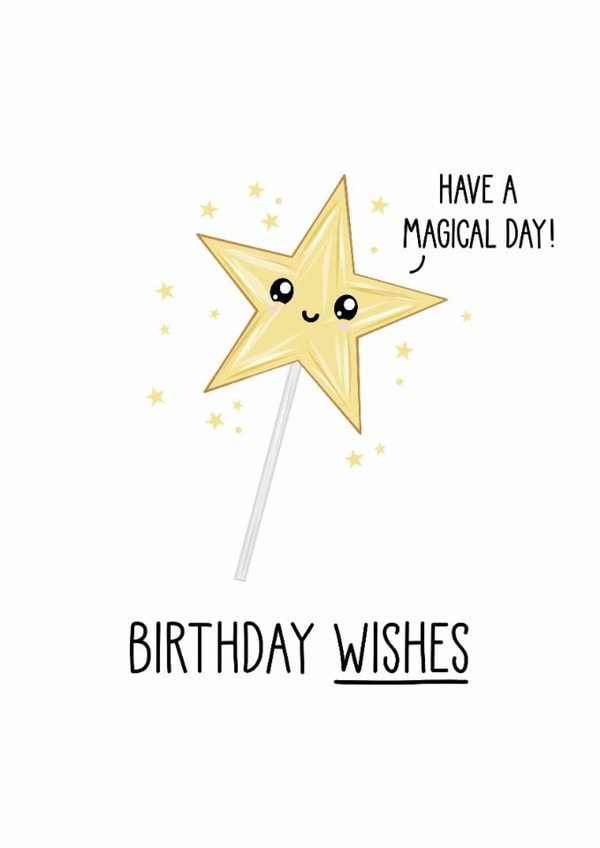 Funny Birthday Card, BIRTHDAY WISHES created by Just Joy Designs