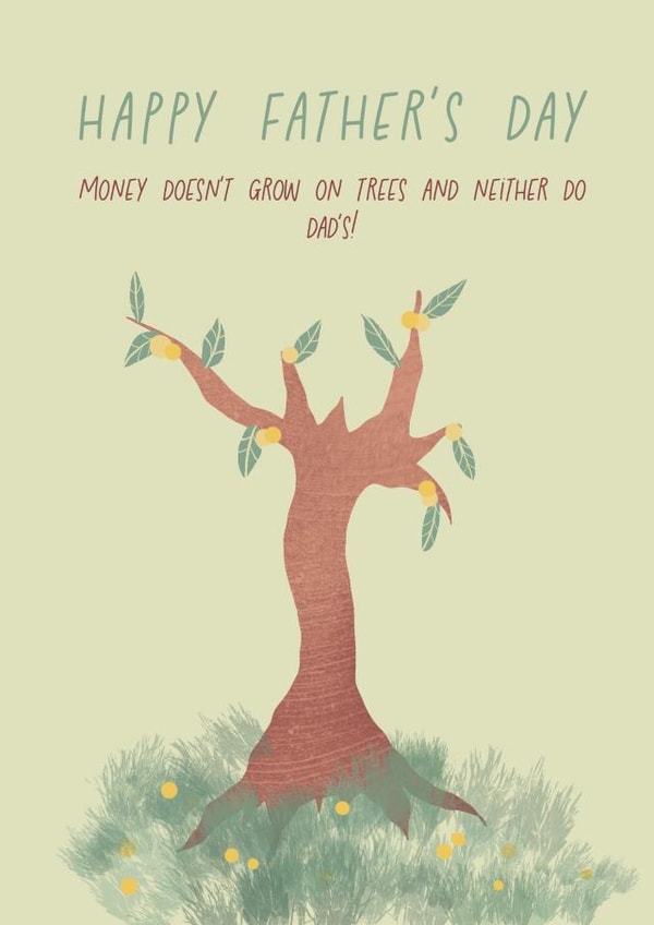 Happy Father’s Day - Money tree card created by Sherbet Lemons