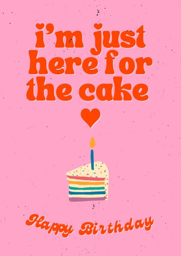 Just here for the cake! created by Keeks Cards