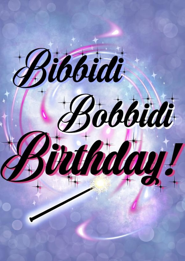 Bibbidi Bobbidi Birthday created by Webb Designs