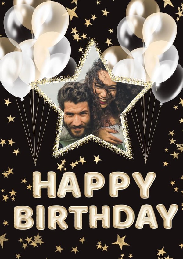 Birthday Photocard created by Marie Goodchild