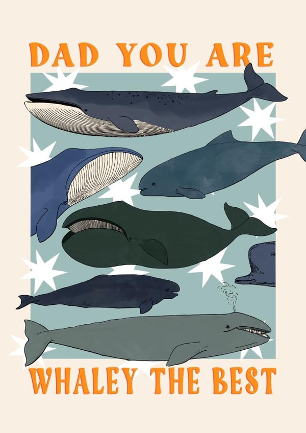Whaley the Best Card created by Kate Fox