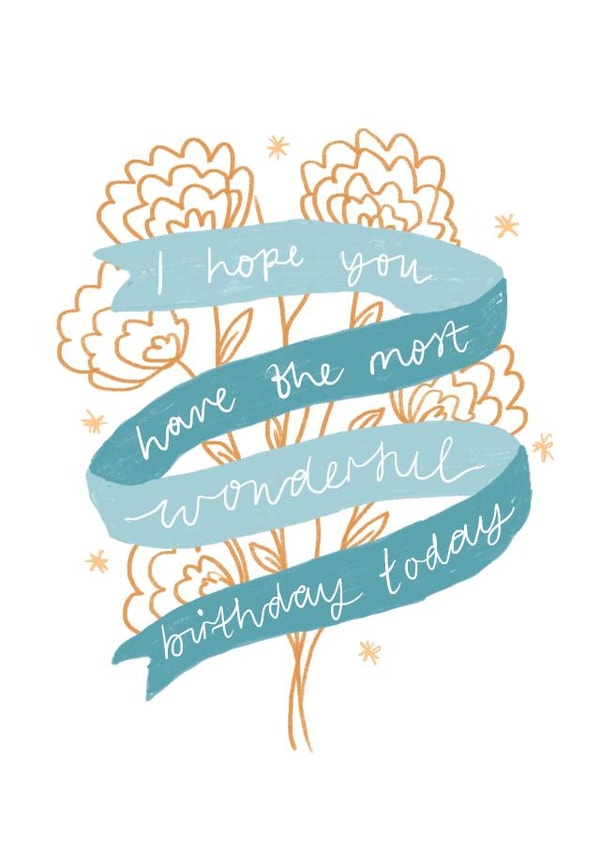 Floral Birthday Card created by Jennifer Mae Spooner