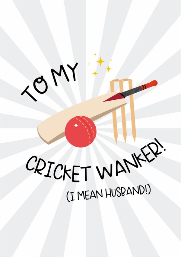 Cricket Husband created by Lucy Rose Party