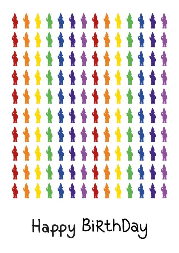 Gnome Birthday Card created by Holly Tillier