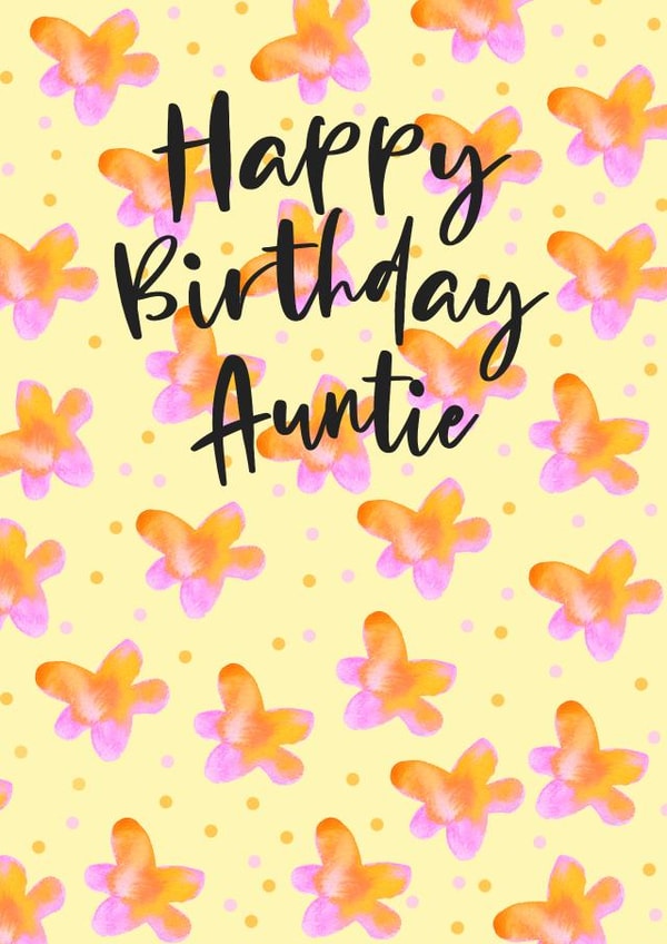 Happy Birthday Auntie 1000 created by Penny SILVERTHORNE