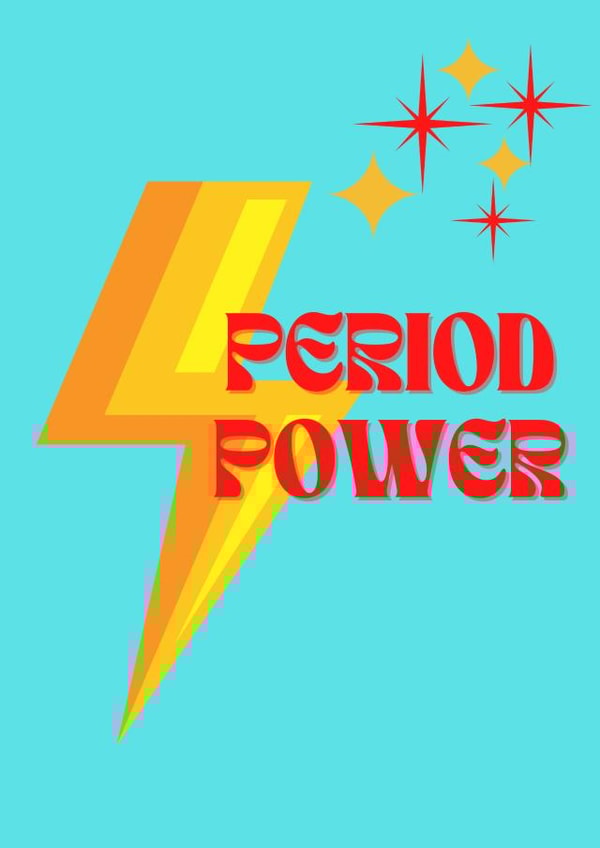 Starting your period card for teenage girls created by Violet Ivy