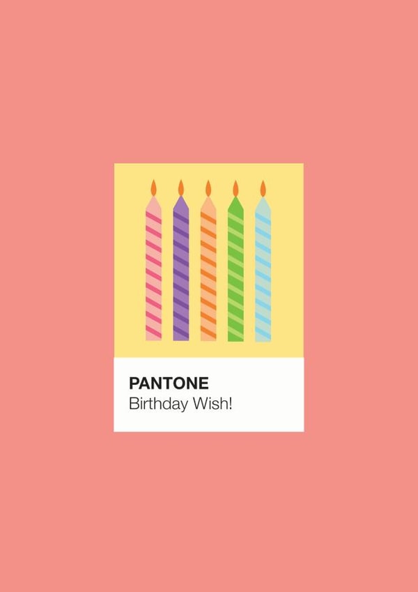 Pantone Birthday Wish created by Jamie Lindsay