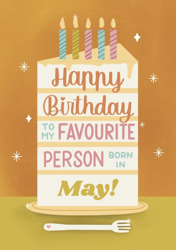 May Birthday Card created by Daksha Giri