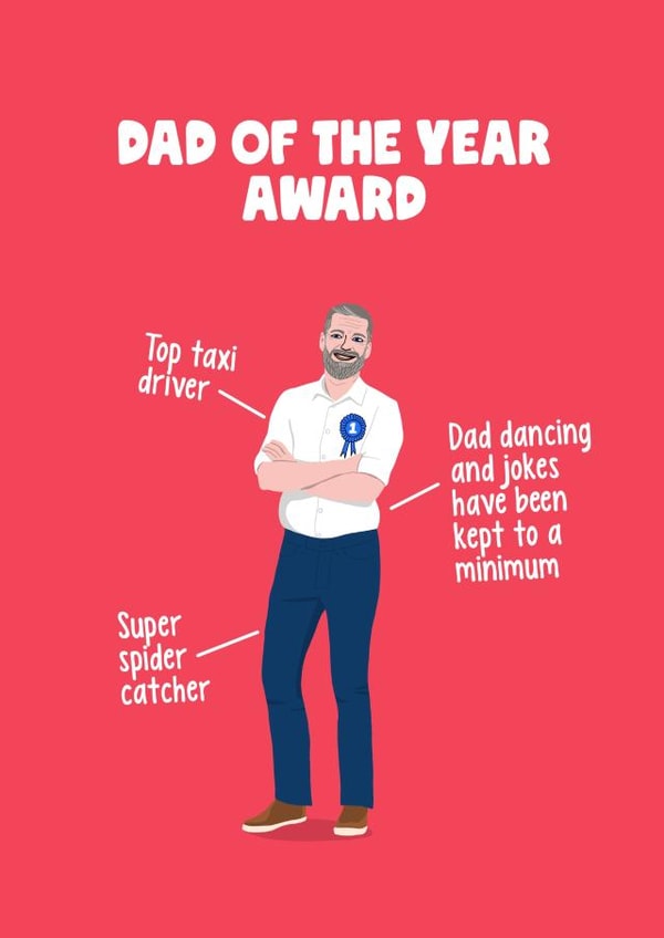 Dad Of The Year Award 1000 created by Sassy Sarah