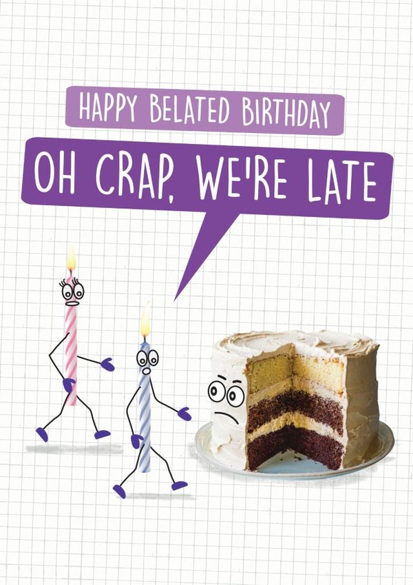 Belated Birthday Card created by Quitting Hollywood