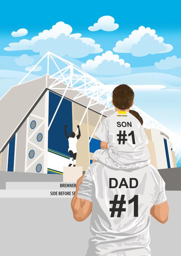 #1 DAD created by Squiggle Scribble