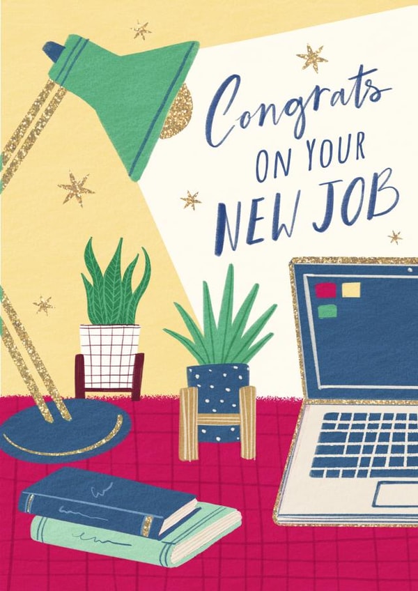 New Job Congrats created by Dalia Clark Design