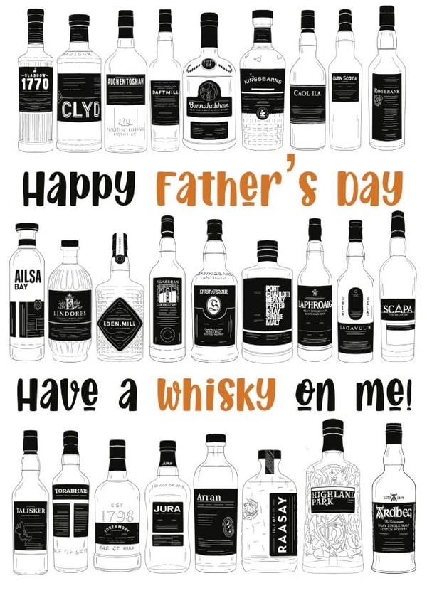 Whisky Father’s Day Card created by Replay Prints