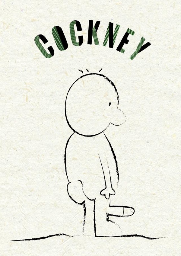 Cockney Card created by Quitting Hollywood