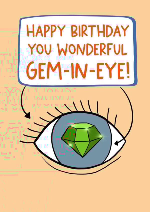 Gem-in-Eye Birthday! created by Pickled Prints