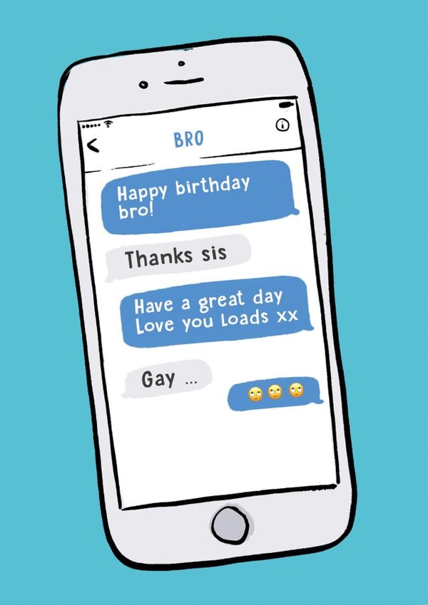 Funny Card for Brother created by PowderPop