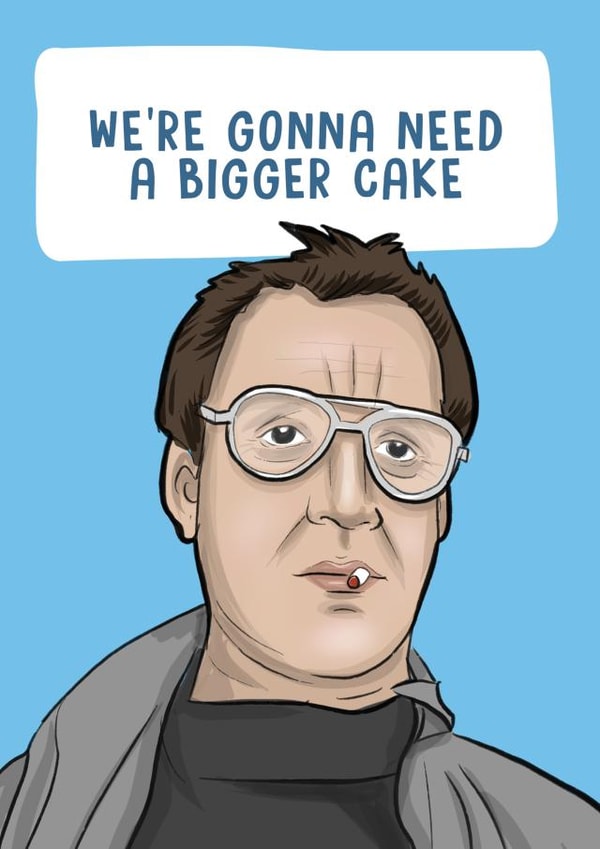 Funny Birthday Card - Jaws Movie created by PowderPop