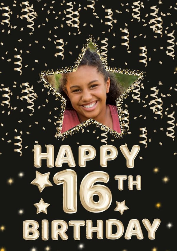 16th Birthday Photo Card created by Marie Goodchild