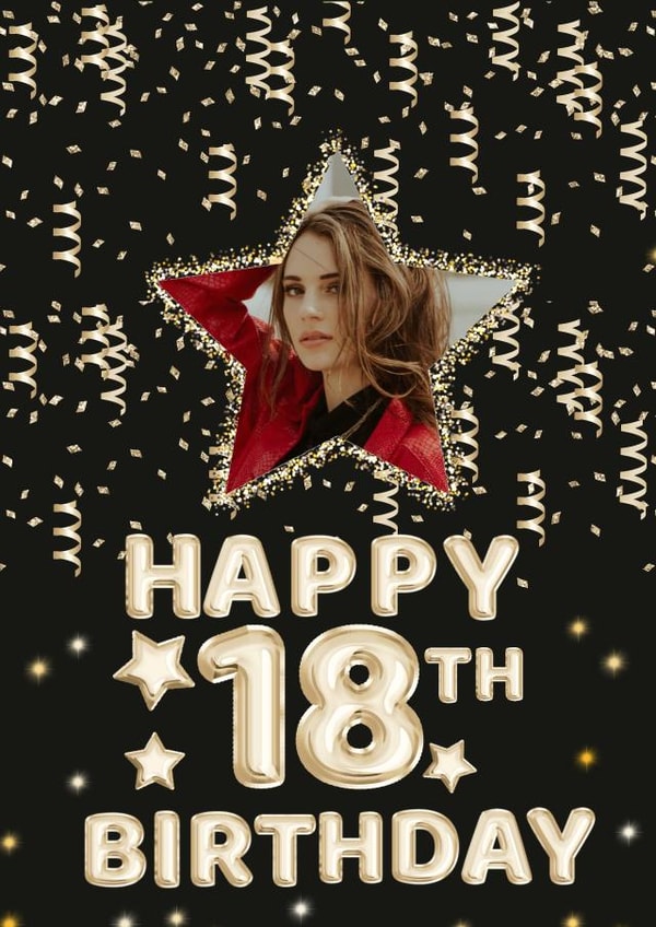 18th Birthday Photo Card created by Marie Goodchild