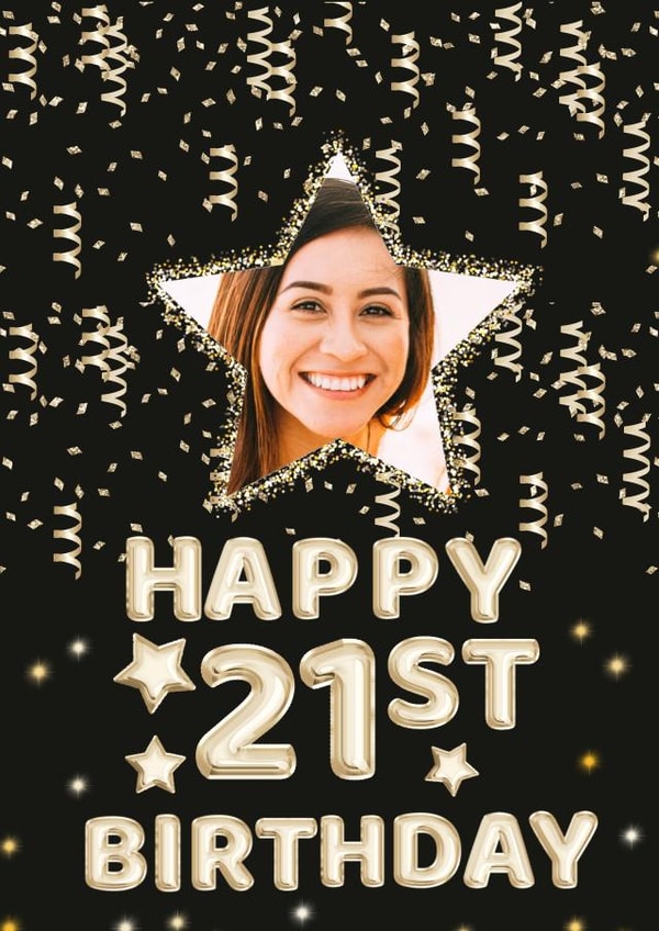 21st Birthday Photo Card created by Marie Goodchild
