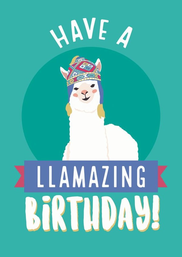 Have A Llamazing Birthday! created by ADRIANA OSPINA