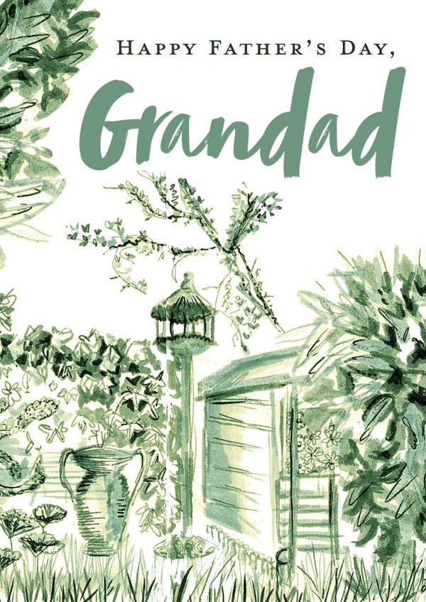 Happy Father's Day Grandad created by Juniper and Rose Studio