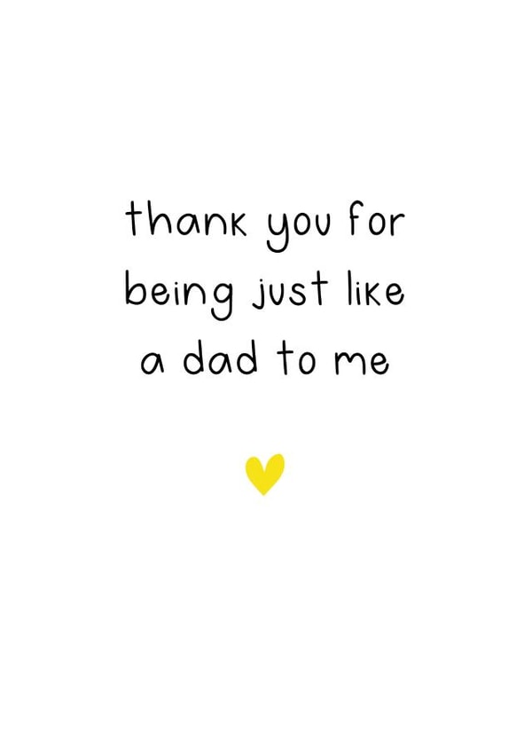 Just like a Dad to me Father's Day card created by Liv Groves Illustration