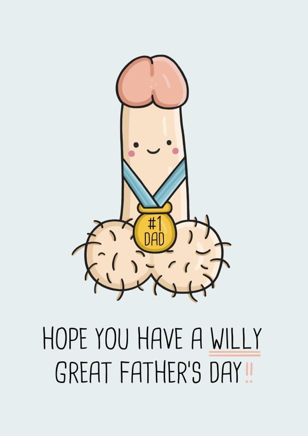 Willy Great Dad created by Simply Wild Cards