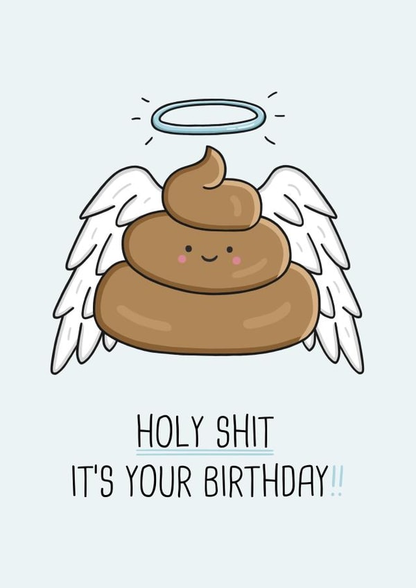 Holy Shit It's Your Birthday created by Simply Wild Cards