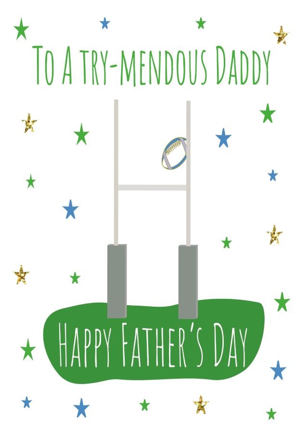 To a Try-mendous Daddy Father's Day card created by Missycards