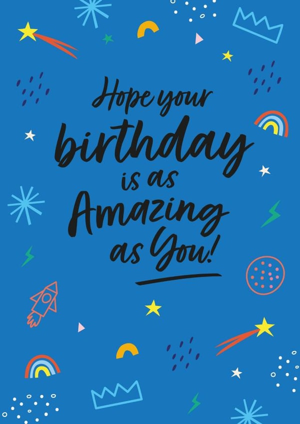 Happy Birthday for him created by frances Wilson